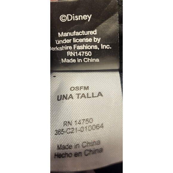 Girls Minnie Mouse Hat Baseball Style Cap Black‎ Glitter Bill Adjustable Red Bow - Picture 5 of 5